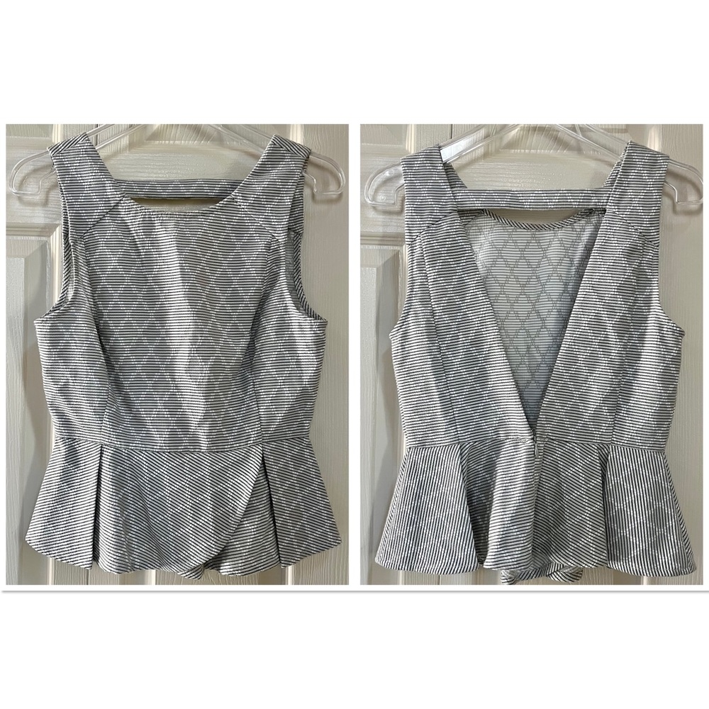 NWOT BCBGeneration Peplum Sleeveless Tank Top